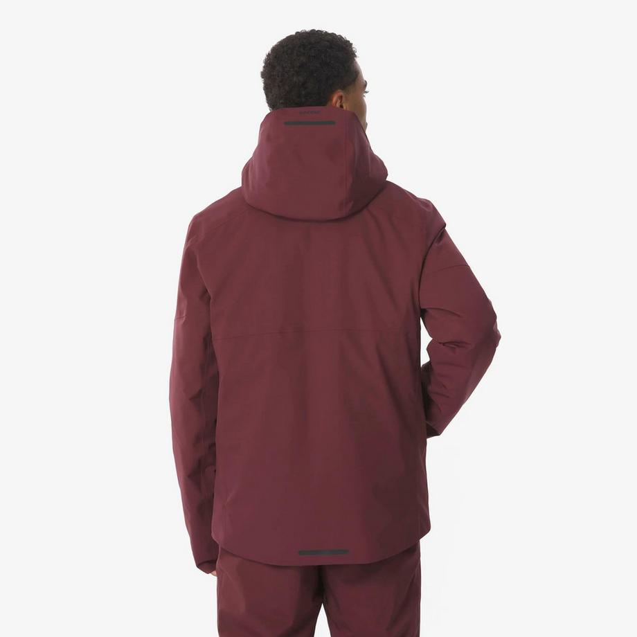 QUECHUA  Wasserdichte Ski- und Snowboardjacke , 500 bordeaux 
