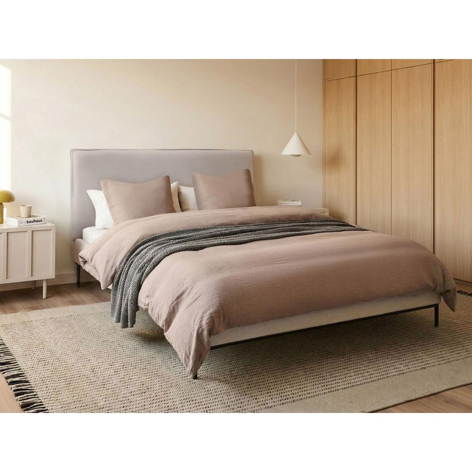 Beliani Letto en Tessuto  CORIO  