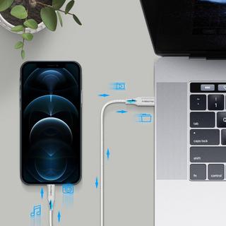 Akashi  Câble USB-C vers Lightning Akashi Blanc 