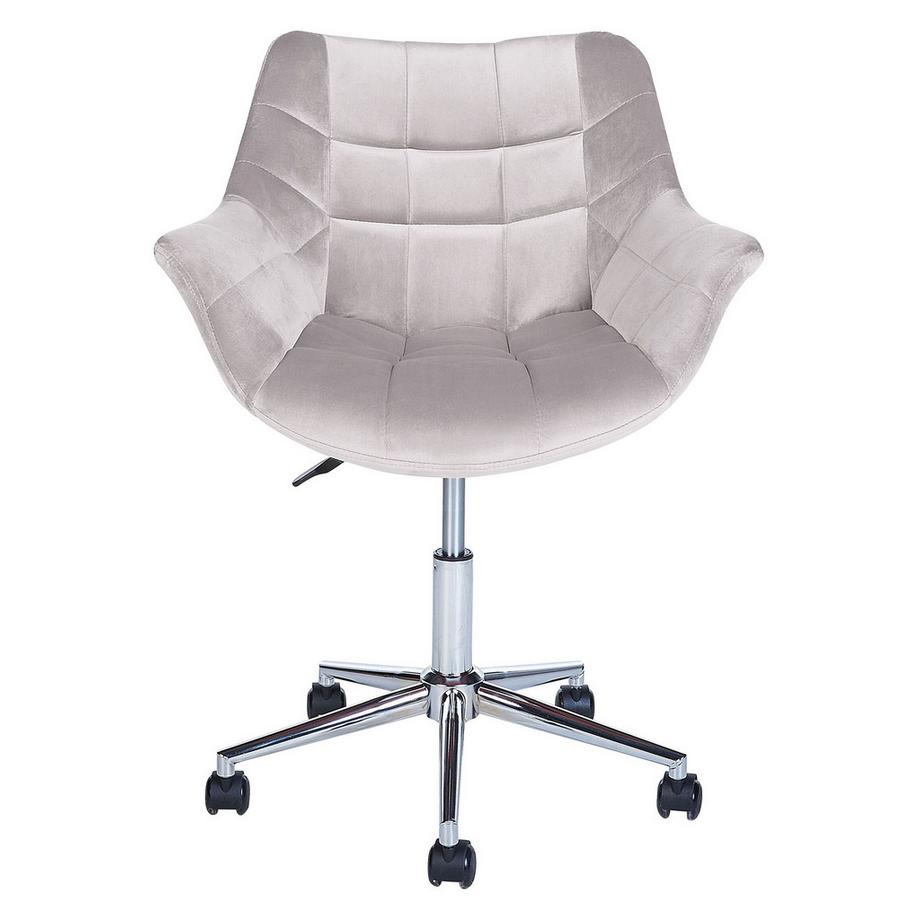 Beliani Chaise de bureau en Velours Glamour LABELLE  
