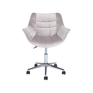 Beliani Chaise de bureau en Velours Moderne LABELLE  