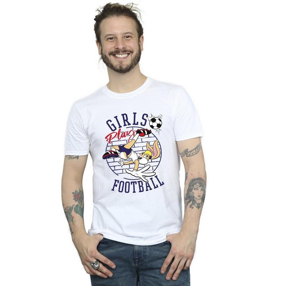 LOONEY TUNES Girls Play Football T-Shirt  