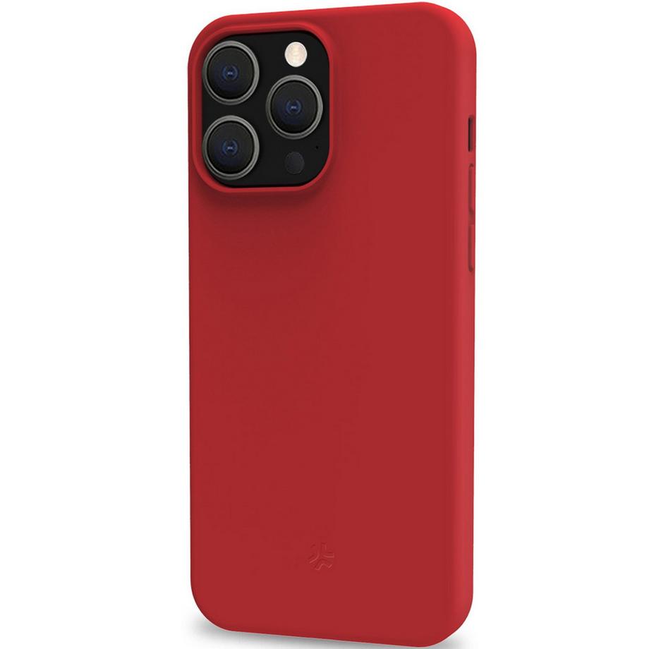 Celly  Custodia in gomma Cromo Soft per iPhone 15 Pro Rossa 