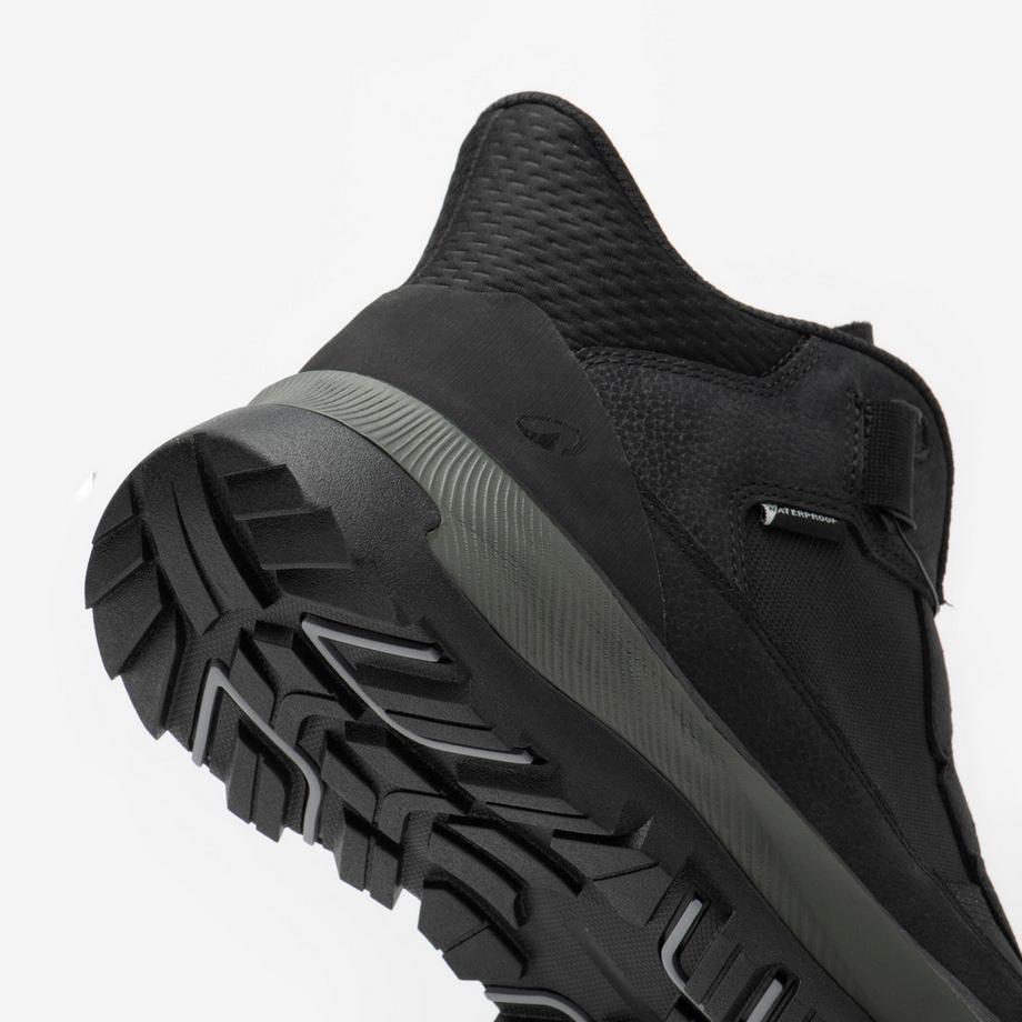 QUECHUA NH900 2Seconds Chaussures de Sport Mi-Hautes en Cuir  