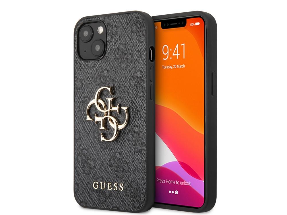 GUESS  Coque pour iPhone 13 Mini PU 4G Big 