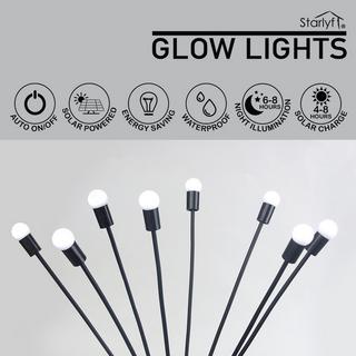 STARLYF Glow Lights - Illuminazione solare per giardino e balcone  