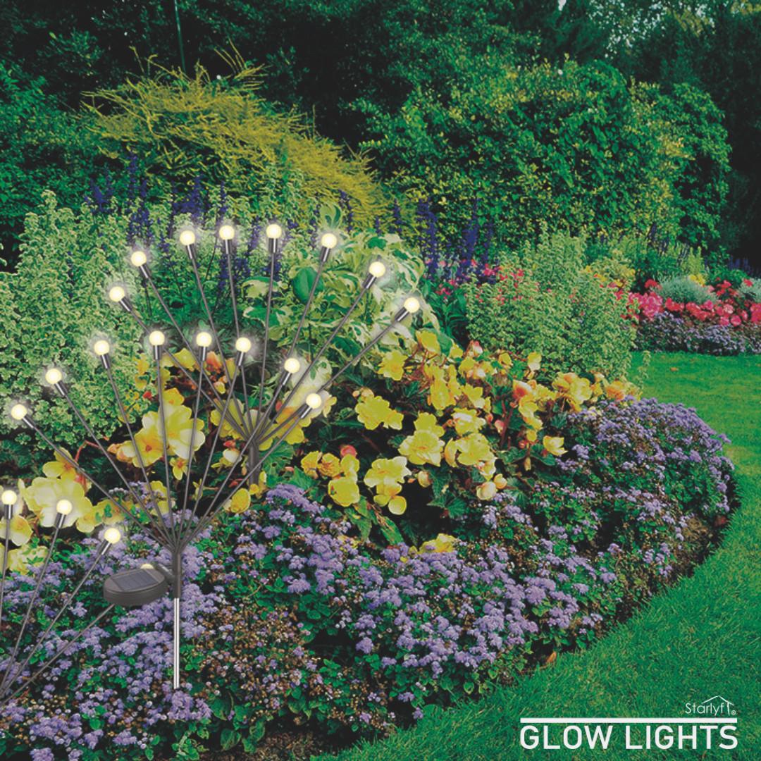 STARLYF Glow Lights - Illuminazione solare per giardino e balcone  