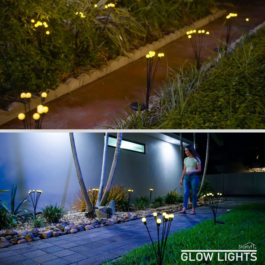 STARLYF Glow Lights - Éclairage solaire pour jardin et balcon  