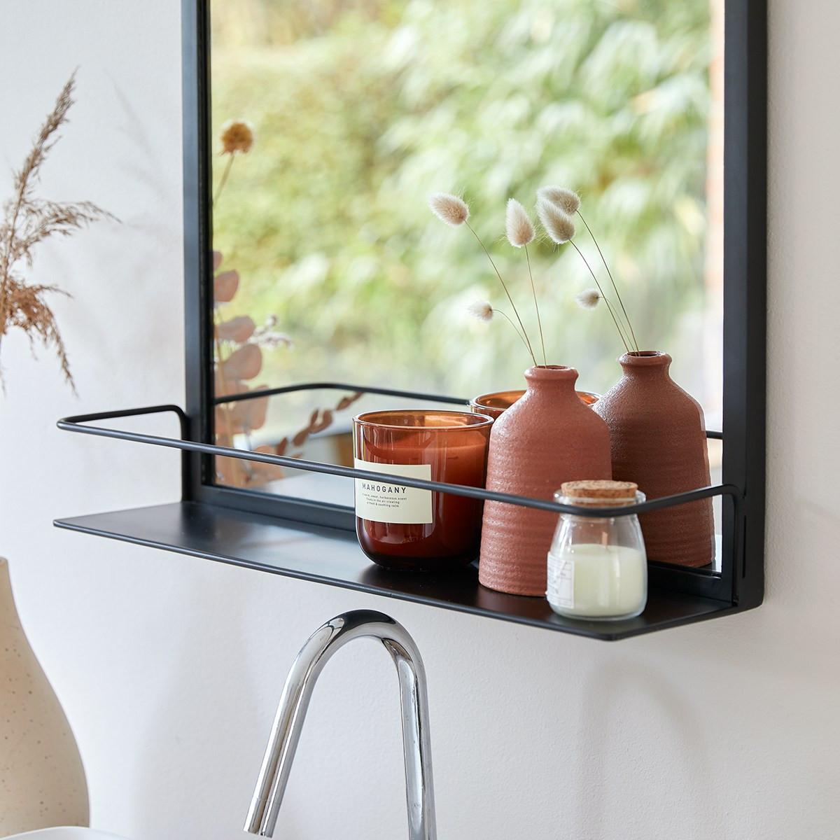 Tikamoon Spiegel aus Metall 70x50 cm Lison  