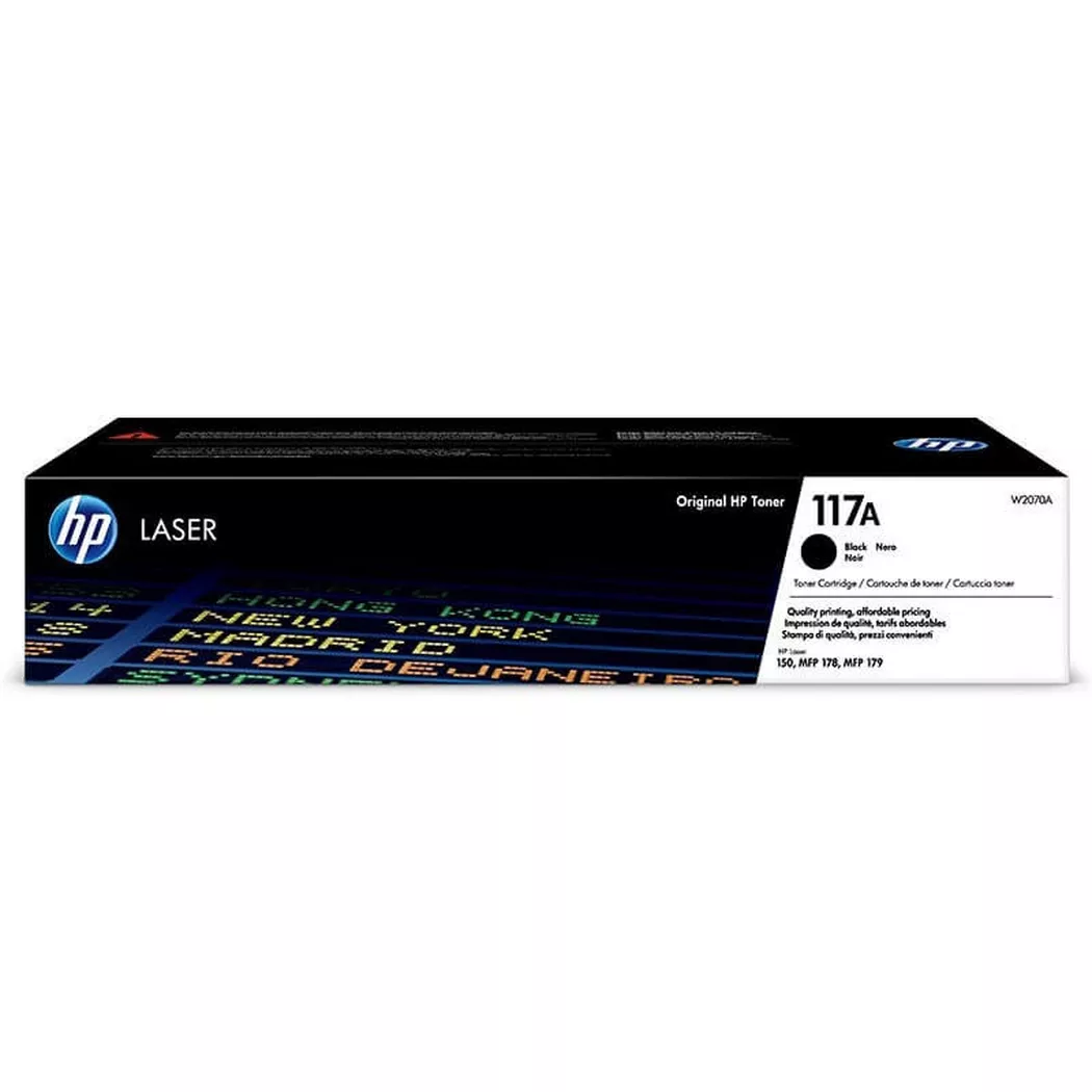 HP – Toner W2070A 117A Schwarz, One Size