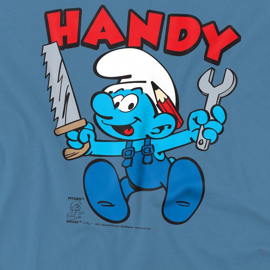 Les Stroumpfs  T-ShirtMotif Schtroumpf Bricoleur 