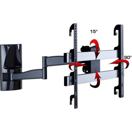 VCM Universal TV VESA Wandhalterung Halter neigbar schwenkbar ausziehbar WS300  