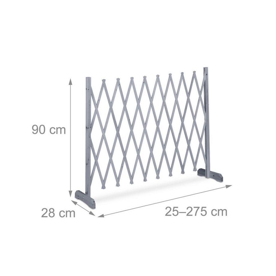 Northio  Treillis en bois rétractable 