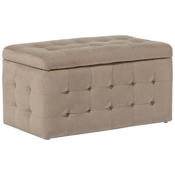 Ottoman en Velours Glamour MICHIGAN