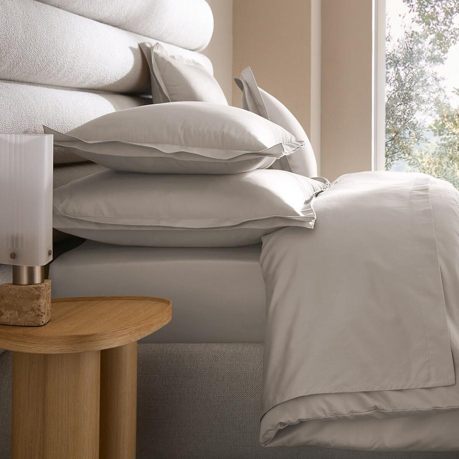 Taie d'oreiller en satin de coton