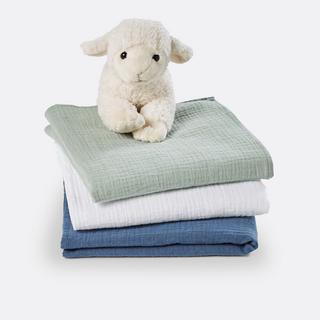 La Redoute Intérieurs  3er-Pack Maxi-Wickeltücher Kumla 