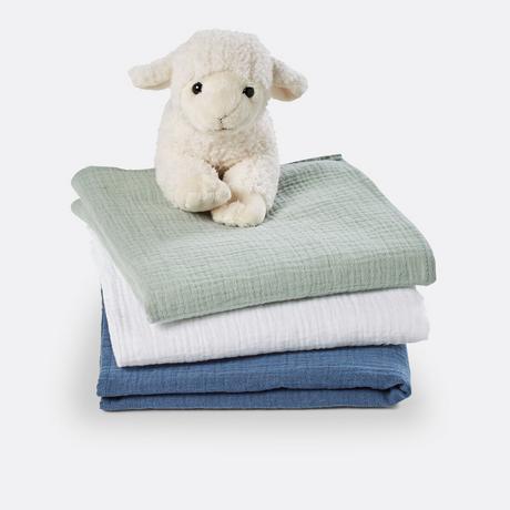 La Redoute Intérieurs  3er-Pack Maxi-Wickeltücher Kumla 