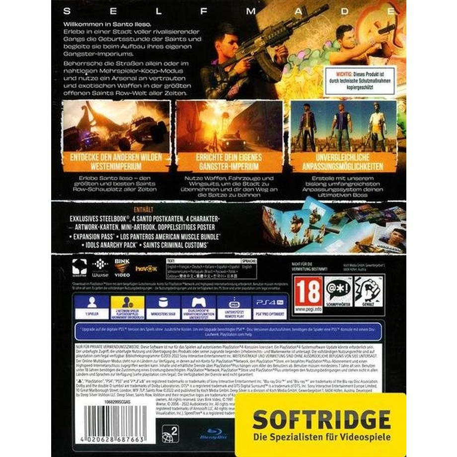 DEEP SILVER  Deep Silver Saints Row Notorious Edition Deutsch PlayStation 4 