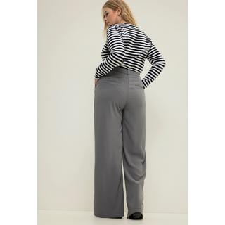 Studio Untold  Pantalon à taille haute et jambe large. Pinces, taille partiellement élastique 