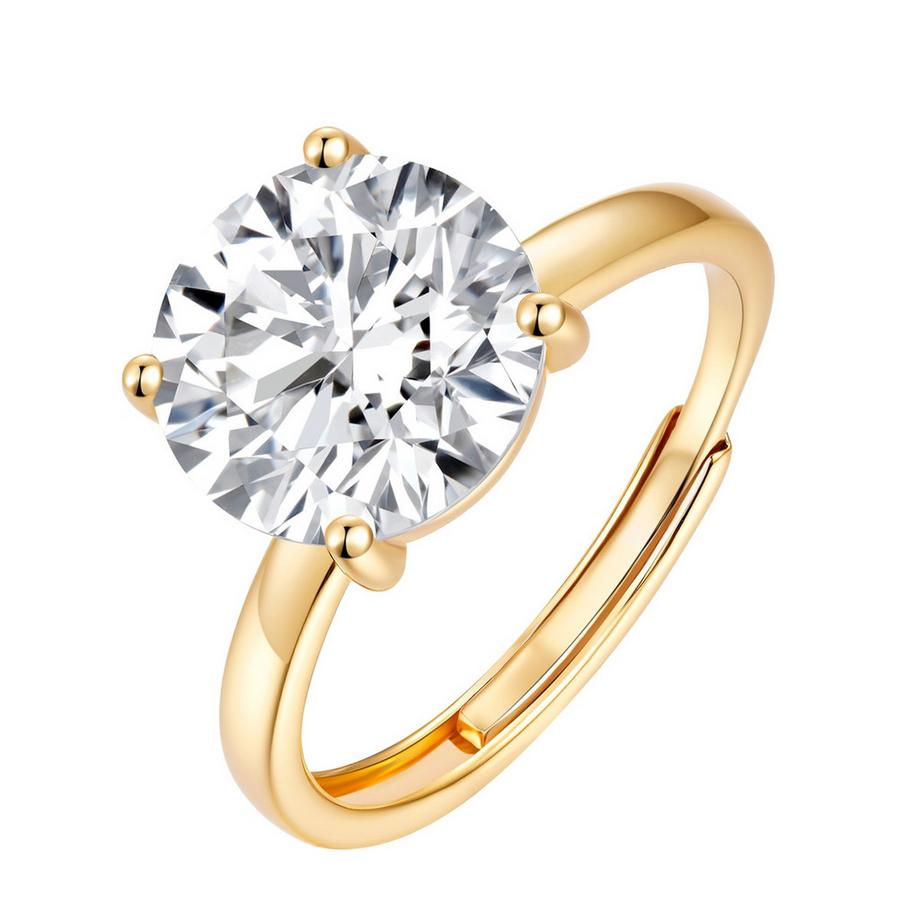 Bague Laiton Zircon