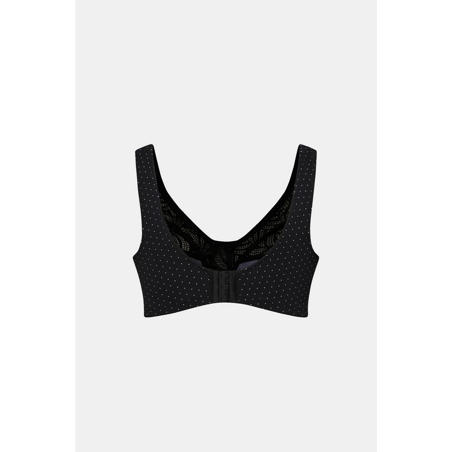 Ulla Popken Soutien-gorge de maintien Pois Dentelle sans Armatures Bonnets C-F  