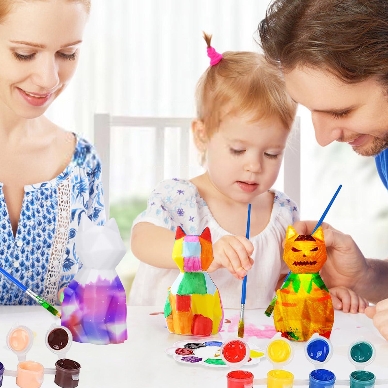 Activity-board  Set d'artisanat pour enfants, set de peinture pour lampe de chat, set créatif pour enfants 