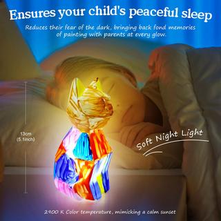 Activity-board  Set d'artisanat pour enfants, set de peinture pour lampe de chat, set créatif pour enfants 