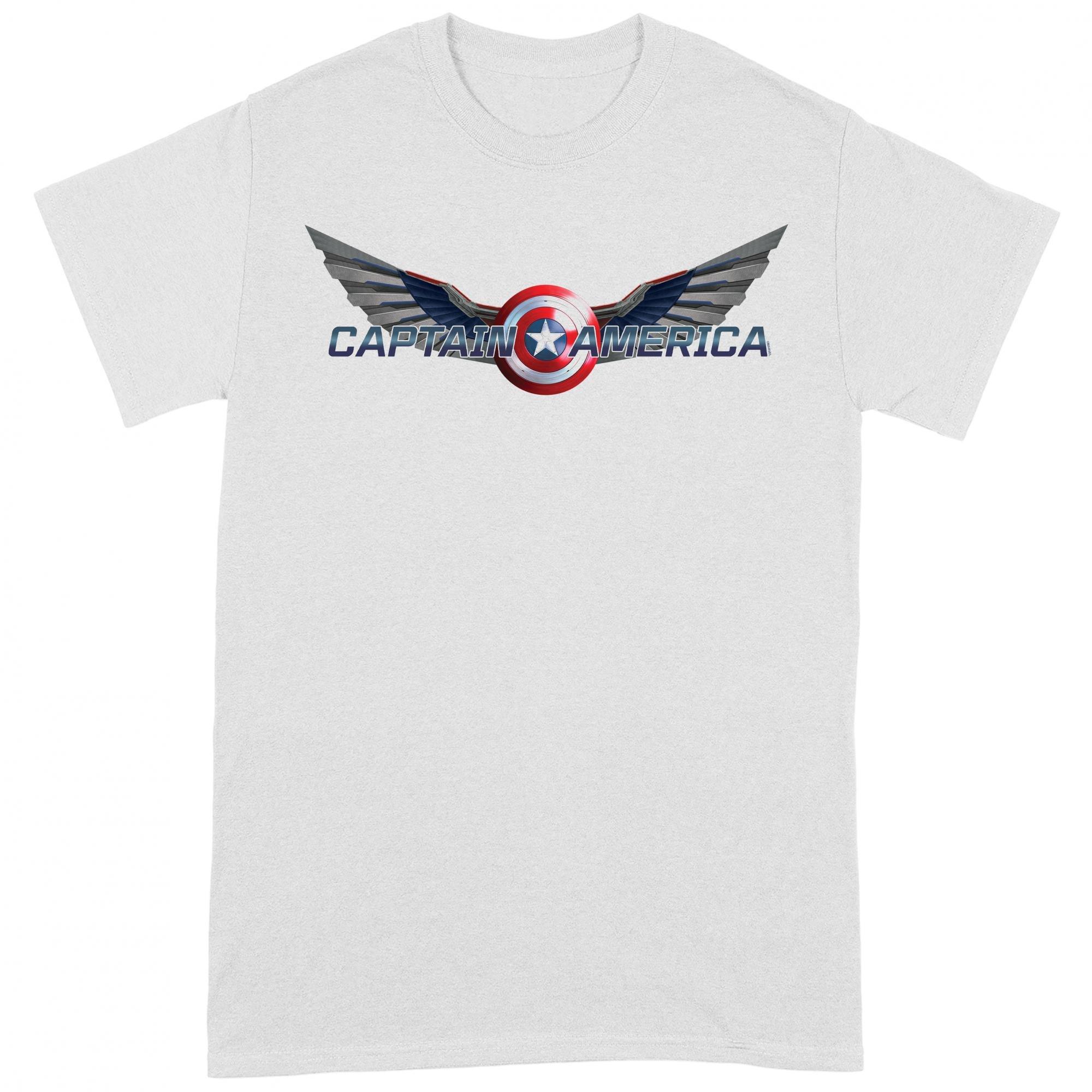 CAPTAIN AMERICA Logo T-Shirt Manches Courtes  