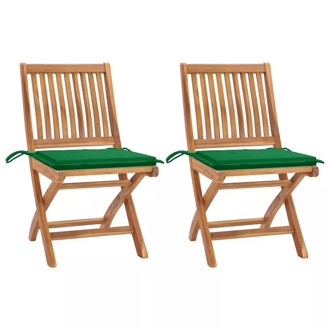VidaXL - Chaise de jardin teck, One Size, Marron