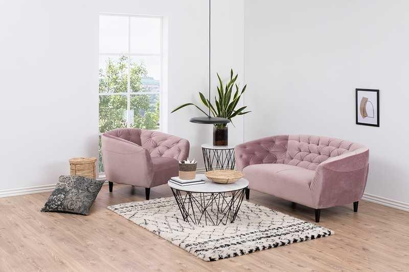 mutoni Fauteuil Darling dusty rose  