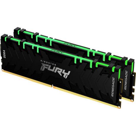 Kingston  FURY Renegade RGB PC-Arbeitsspeicher Kit DDR4 16 GB 2 x 8 GB 3000 MHz 288pin DIMM CL15 