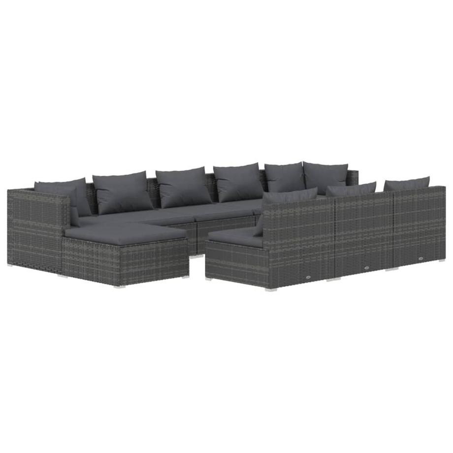 Garten-lounge-set poly-rattan