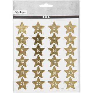 Creativ Company  Creativ Company 291871 sticker decorativi Oro 24 pz 