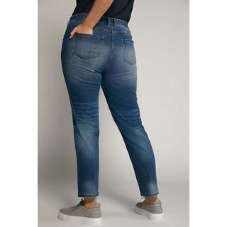 Ulla Popken  Jeans Sarah, Destroy-Effekte, schmales Bein, High Waist 