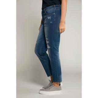 Ulla Popken  Jean Sarah, effets Destroy, jambe étroite, HighWaist 