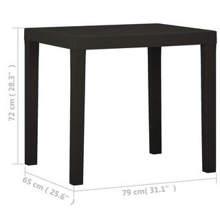 VidaXL Table de jardin  