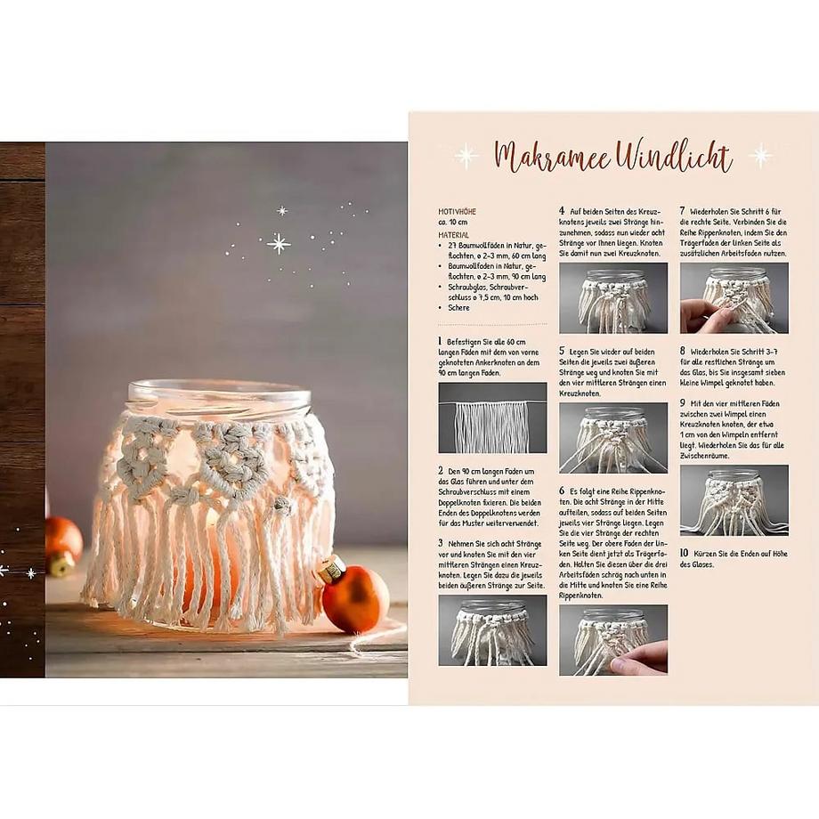 Frechverlag Calendrier de l'Avent en macramé  