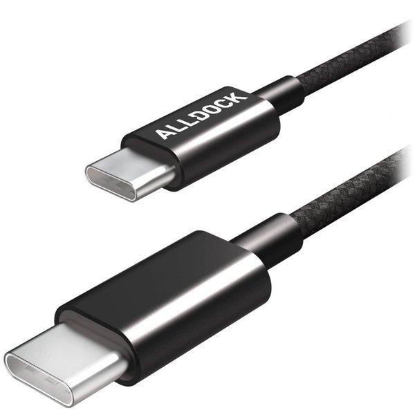 Image of ALLDOCK ALL DOCK 10140 USB Kabel 0,35 m USB 3.2 Gen 1 (3.1 Gen 1) USB C Schwarz
