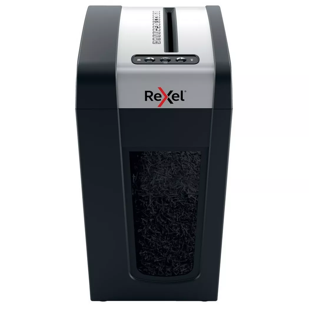 Rexel – Aktenvernichter Secure 2020133EU MC6-SL, P-5, 18lt, Schwarz