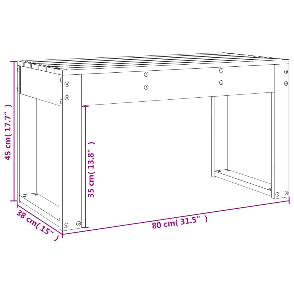 VidaXL panca da giardino Legno di douglas  