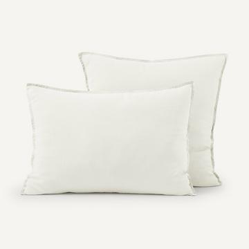 Taie d'oreiller lin lavé