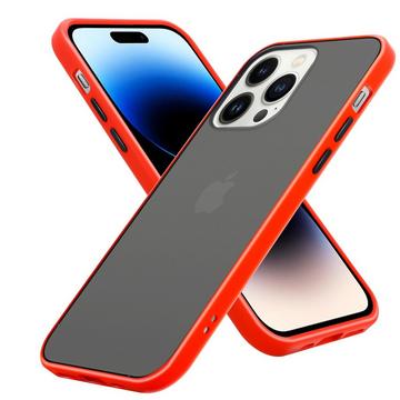 Housse compatible avec Apple iPhone 14 PRO MAX - Coque de protection hybride avec intérieur en silicone TPU et dos en plastique mat