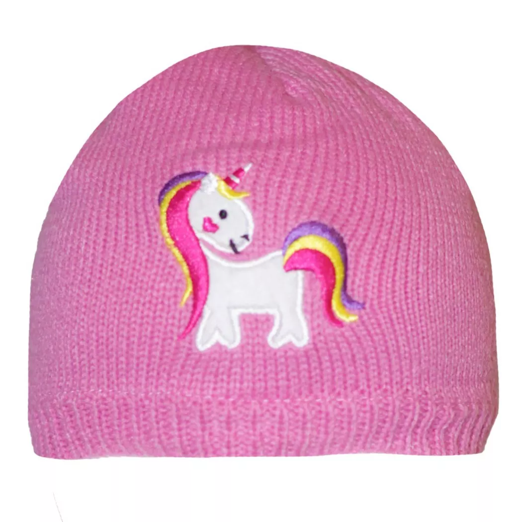 Universal Textiles - Wintermütze, Berretto invernale Unicorno, 122/128, Fucsia