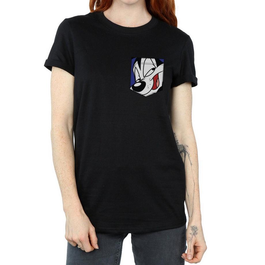 LOONEY TUNES Sylvester Pocket T-Shirt  