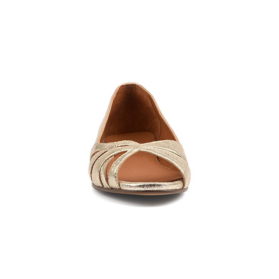 Maison Toufet Chiara Peep Toe Ballerinas  