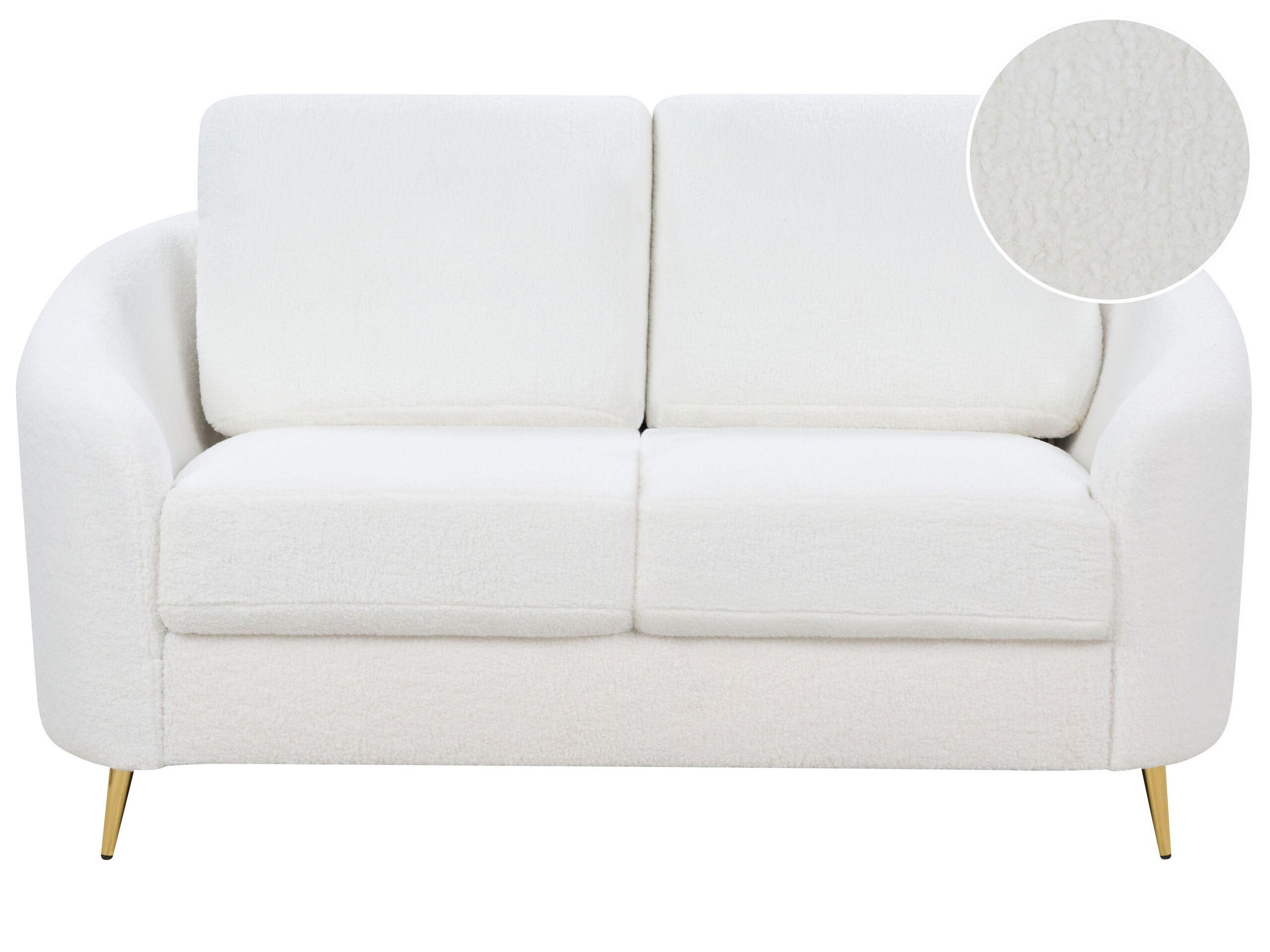 Beliani 2 Sitzer Sofa aus Bouclé Klassisch TROSA  