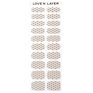 Lovenlayer  adesivi per unghie Autocollants pour ongles LNL Lace Black 