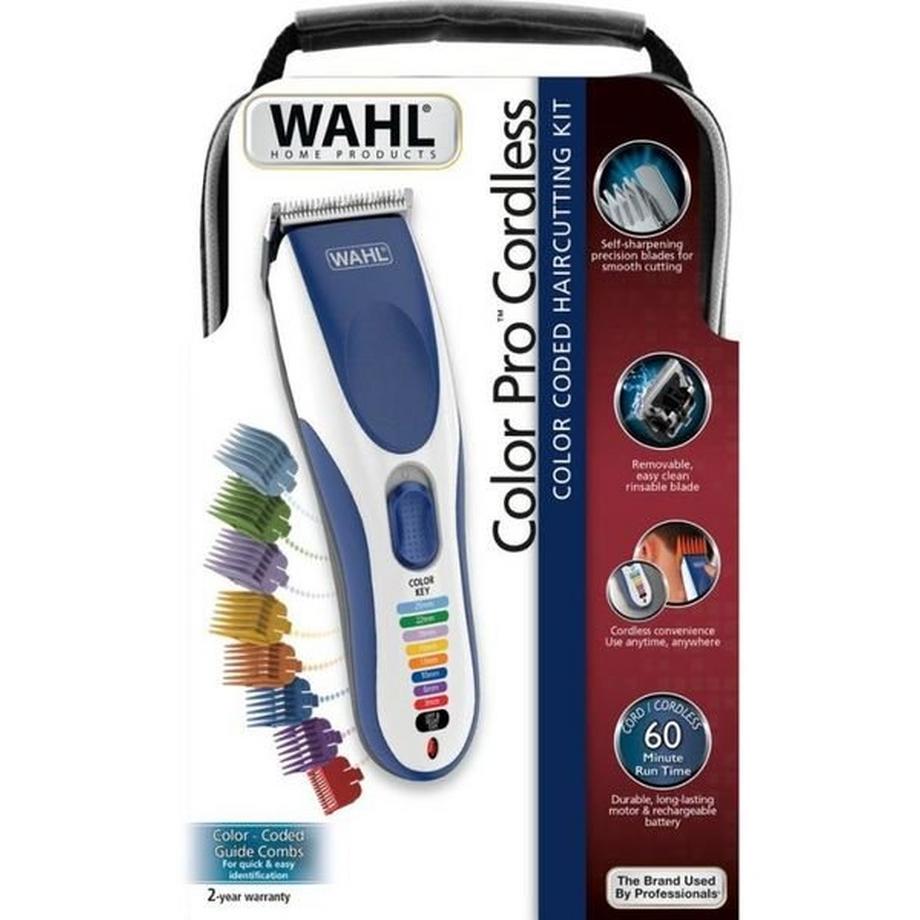 Wahl  Wahl Color Pro Akku-Haarschneidemaschine 9649-016 Blau und Weiß 