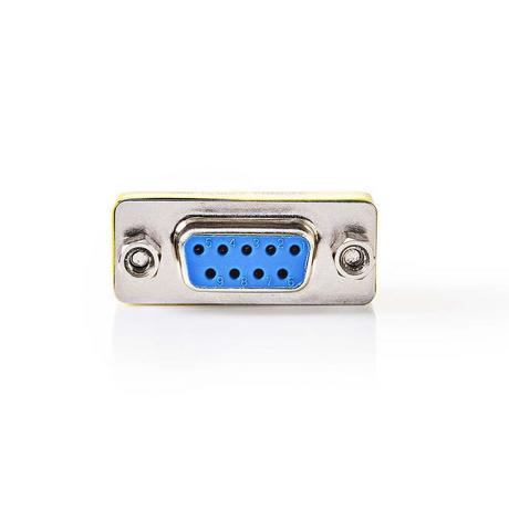 Nedis  Serieller Adapter | Adapter | D-SUB 9-Pin Female | D-SUB 9-Pin Female | Vernickelt | Metall | Gehäuse 