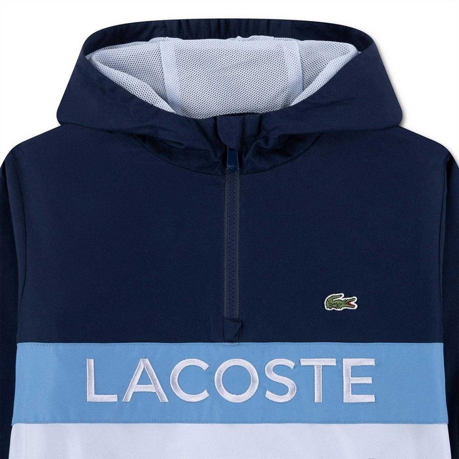 LACOSTE Giacca a Vento con Cappuccio Blocchi di Colore  